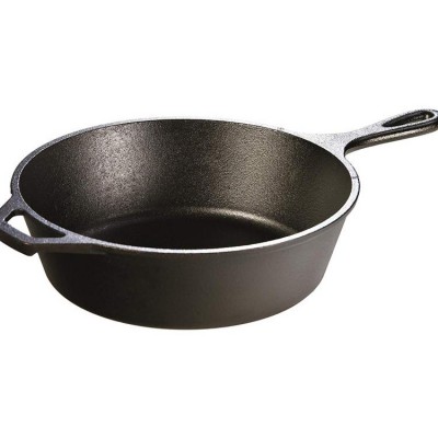 Cast Iron Non Stick Fry Pan Deep Skillet Pre-seasoned 10.25-inch