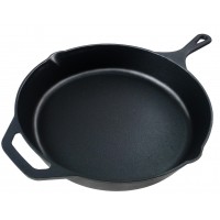 Practical Cookware Set Non-stick Cast Iron Frying Pan With Two Curved Handles